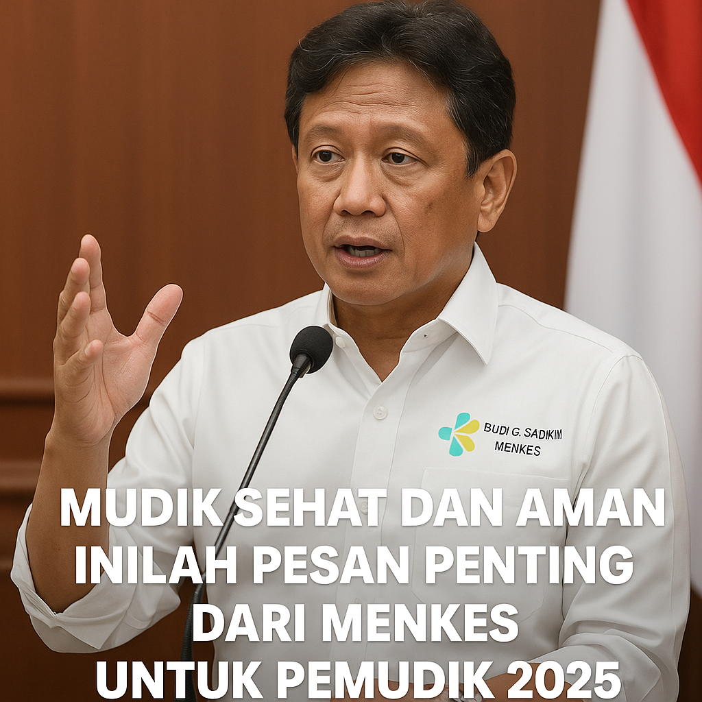 Pesan Menkes untuk Pemudik Tips Jitu Mudik Sehat dan Aman 2025
